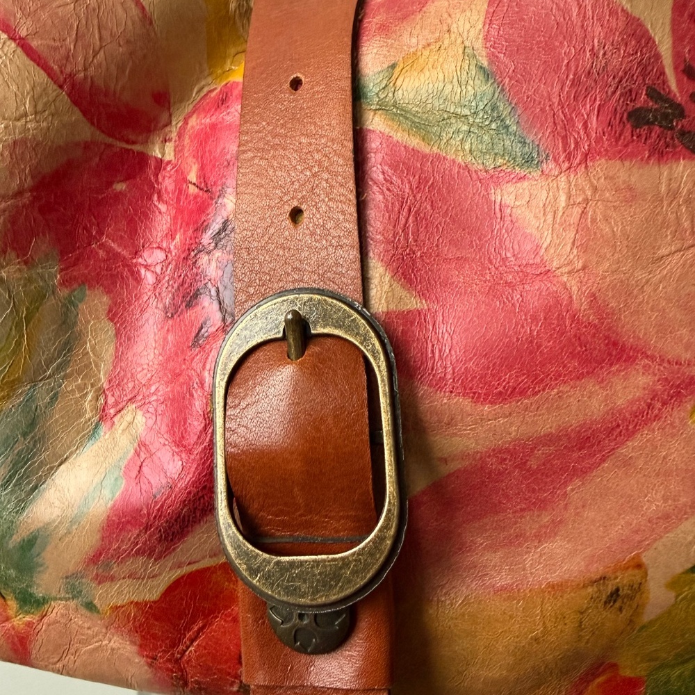 Patricia Nash spring floral hobo shoulder bag - Picture 5 of 15